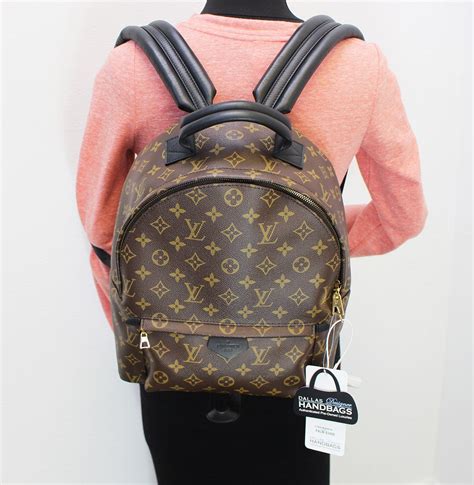 back pack louis vuitton palm medium o large|louis vuitton palm springs backpack.